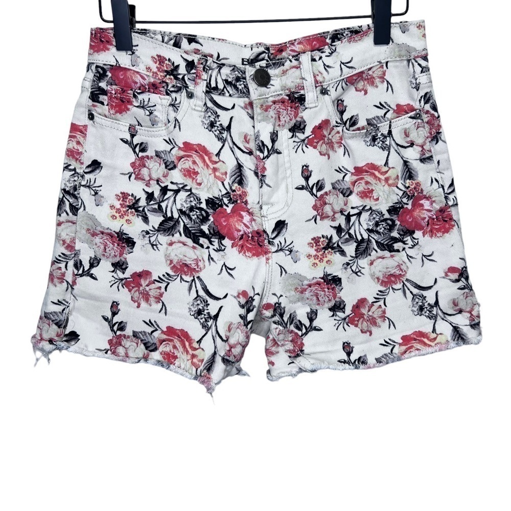 Urban Outfitters BDG Floral Cut offs Denim Shorts Size 28 Feminine